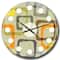 Designart 'Retro Square Design Vii Mid-Century Modern Wall Clock
